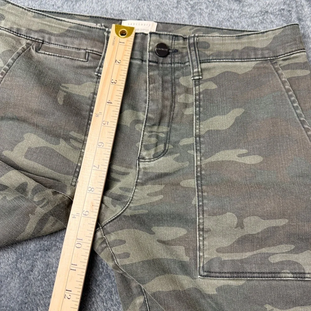 Sanctuary Standard Surplus Camo Ankle Zip Utility Pants - Picture 11 of 16